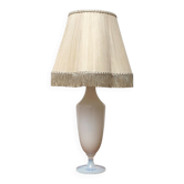 French opaline glass table lamp from the mid-century Sèvres, 1960s.