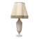 French opaline glass table lamp from the mid-century Sèvres, 1960s.