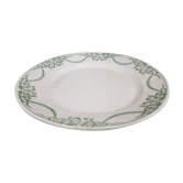 Round dish "Napoleon" Creil - Montereau Labrador Iron Land