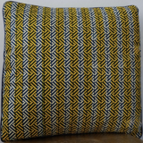 African wax fabric cushion