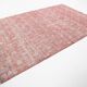 Pale red classic vintage rug, 215x335cm