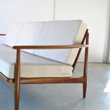 Danish scandinavian sofa distributed to Roche Bobois 1960
