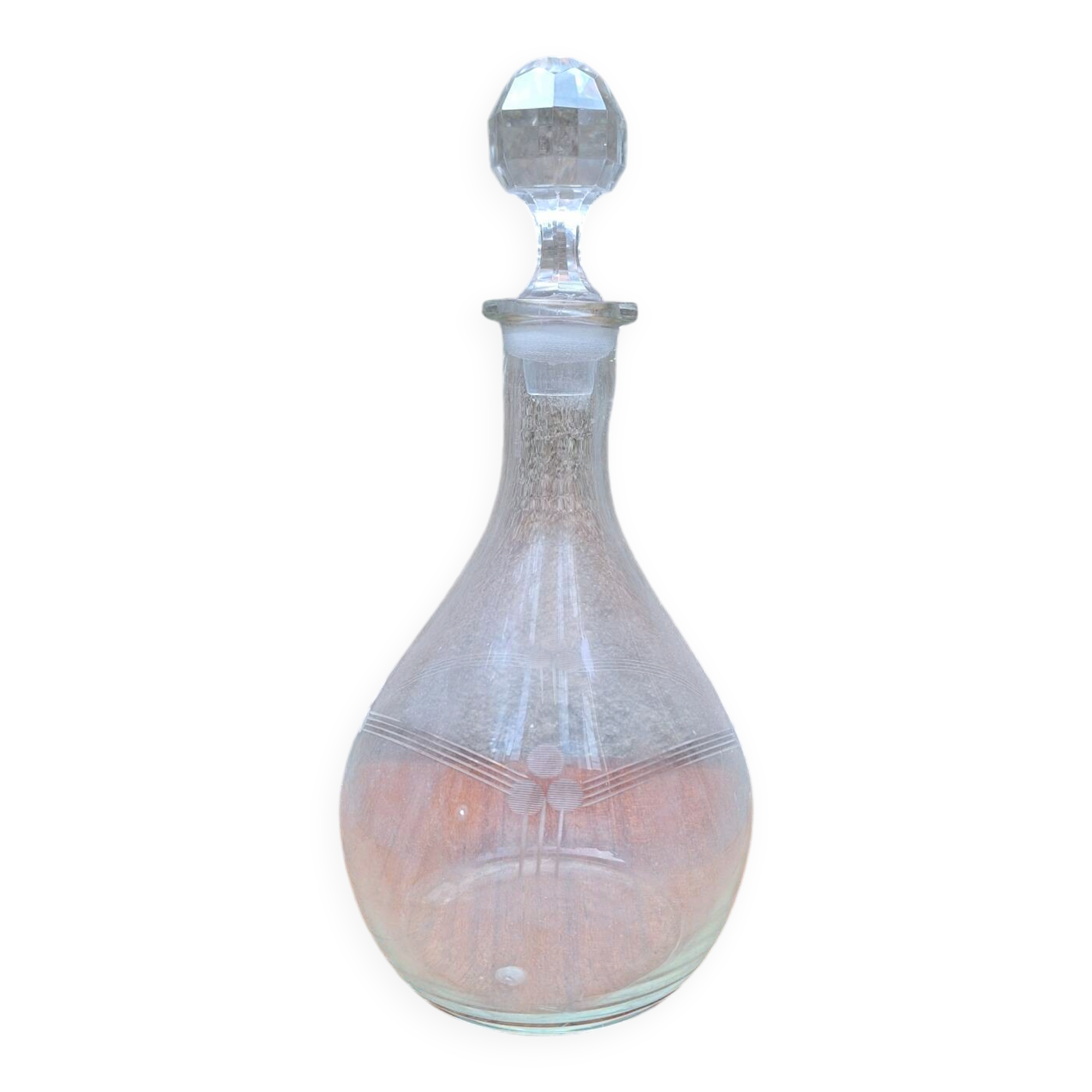 1950s glass carafe