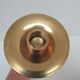 Pair of Scandinavian candlesticks brass vintage steel
