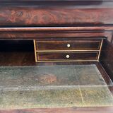 Commode secrétaire Louis Philippe en acajou XIX siècle