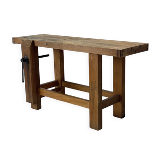 Solid oak workbench