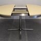 Extendable round table Space Age, Italy circa 1970