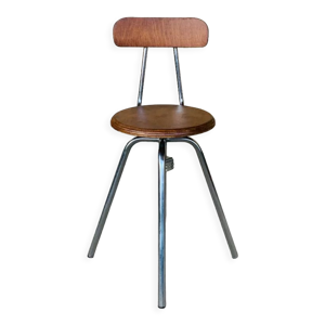 Tabouret vintage industriel en