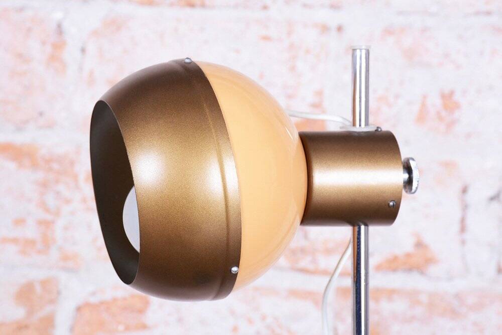 Mid-Century Floor Lamp in Metal attributed to Drukov, Czech, 1970s