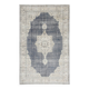 6x10 Soft Blue Pattern Vintage Rug, 193x315 Cm
