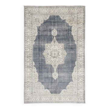 Tapis vintage bleu