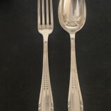 silver metal cutlery