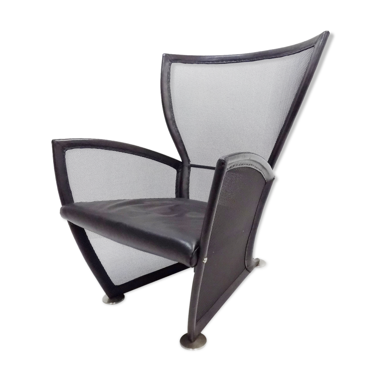 Prive leather armchair by Paolo Nava for Arflex