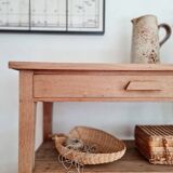 Workshop craft table - old stripped console