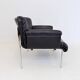 Set of 2 Girsberger Eurochair leather armchairs