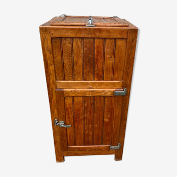 Frigo craft furniture wood oak bar ice cream from the 1930s