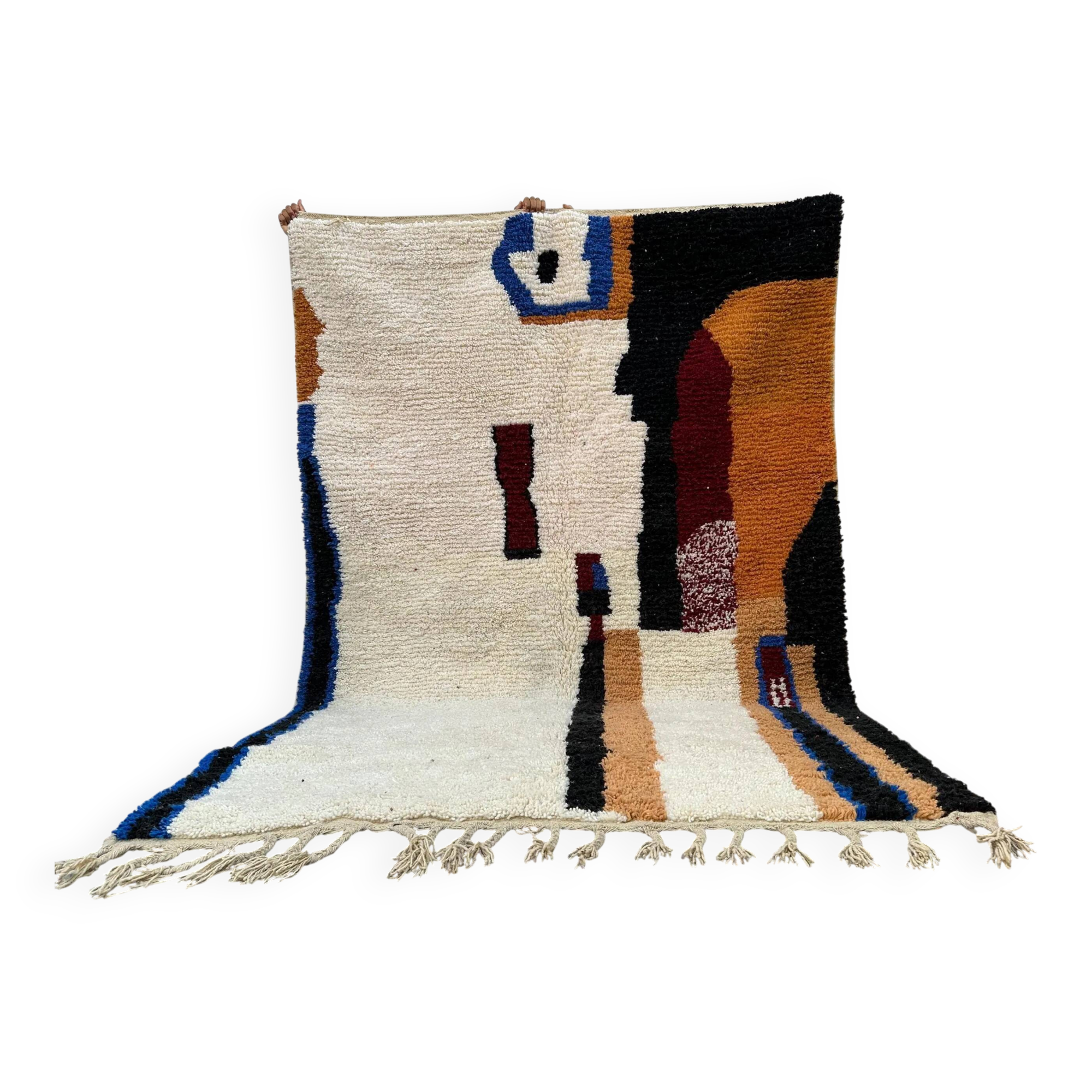 Natural handmade Berber rug 3x2 m