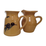 Paire de pichets safran