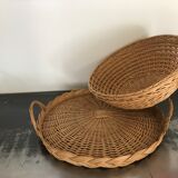 Wicker cheese platter