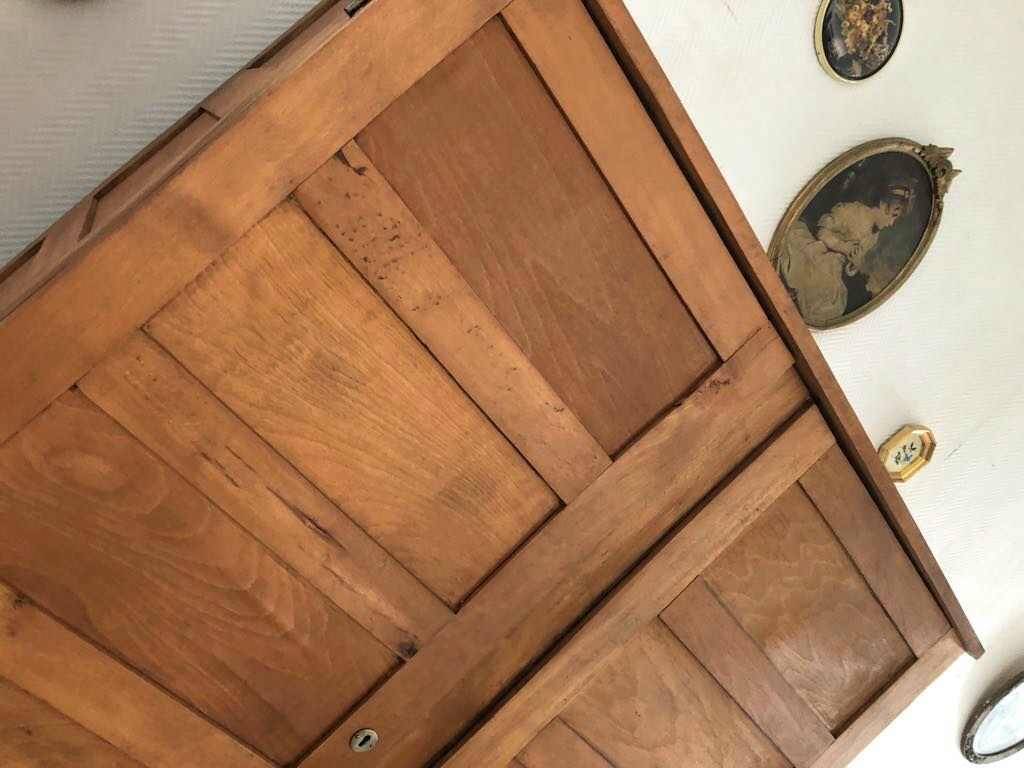 Vintage René Gabriel wardrobe, old furniture known as disaster victims