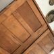 Vintage René Gabriel wardrobe, old furniture known as disaster victims
