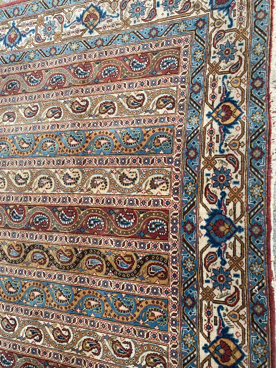 Old Persian Orient ghoom rug handmade 142x205 cm
