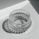 small crystal glass vide poche / bowl - 1960s