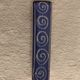 6 wears blue ceramic knives Robert Picault 1960 Vallauris