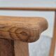 1960s, Danish armchair in solid oak wood, reupholstered, KVADRAT furniture wool.