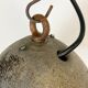 Vintage Black Enameled Hanging Lamp, 1930s