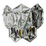Kinkeldey wall lamp, cut crystals, 2 levels, Germany, 1970