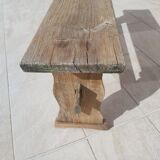 Rough wood bench 113 cm