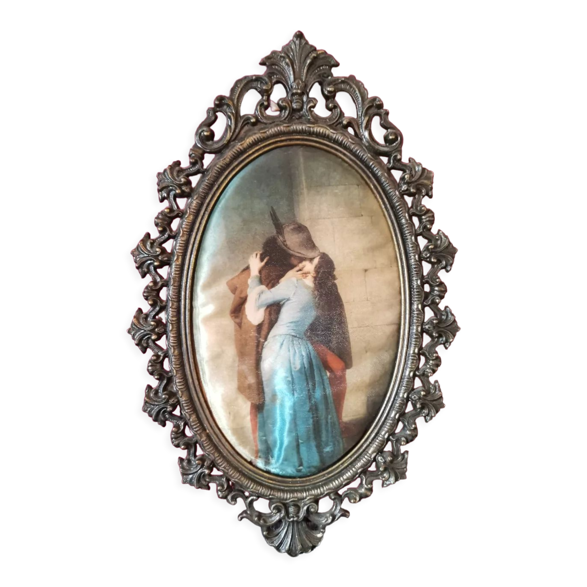 Brass frame The Baison Francesco Hayez