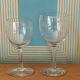Lot de 16 verres vintage en verre gravé