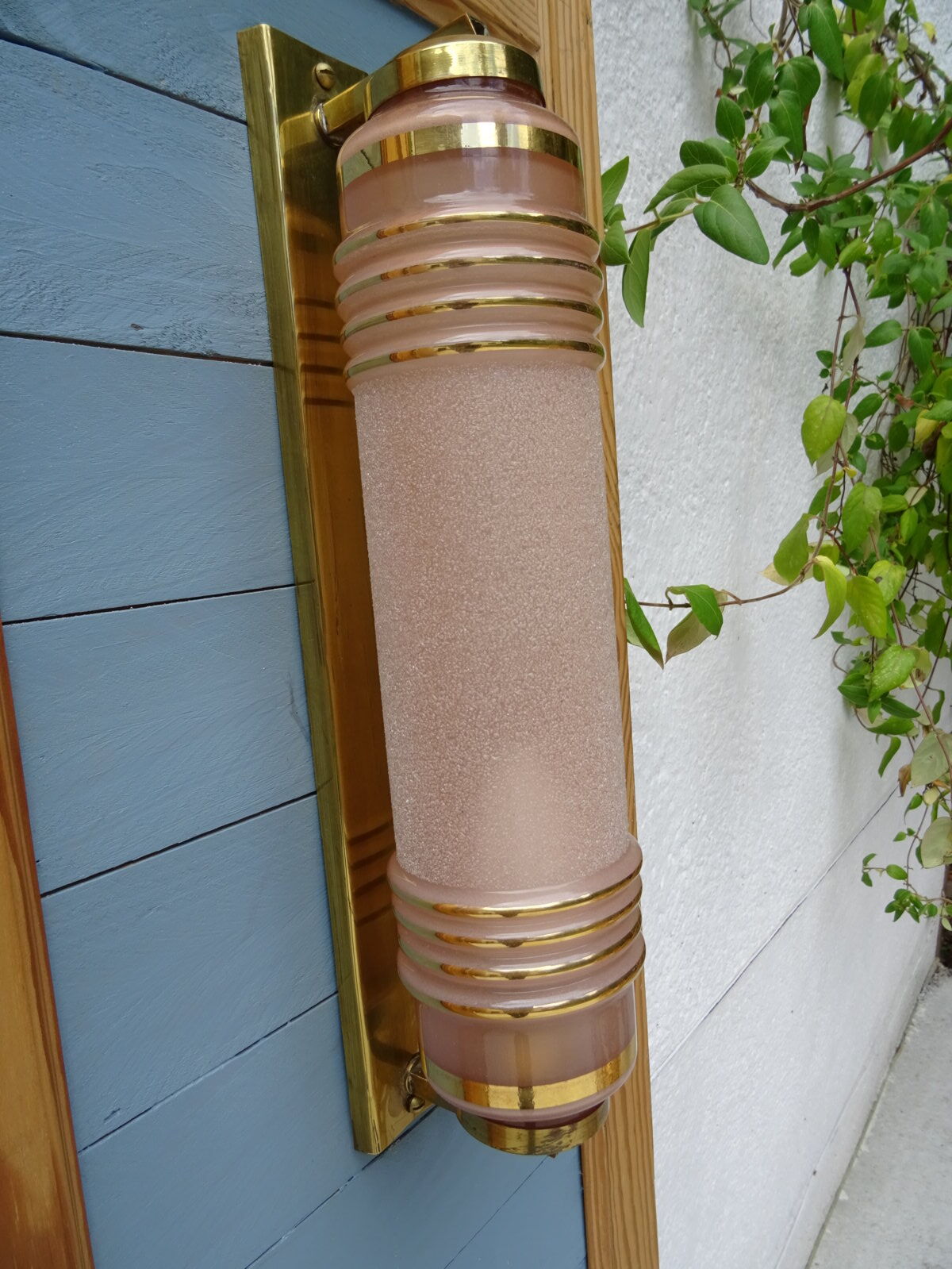 Pair of art deco wall appliques