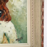 Portrait of a beautiful redhead pin-up