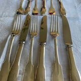 Silver-plated metal cheese cutlery CRISTOFLE