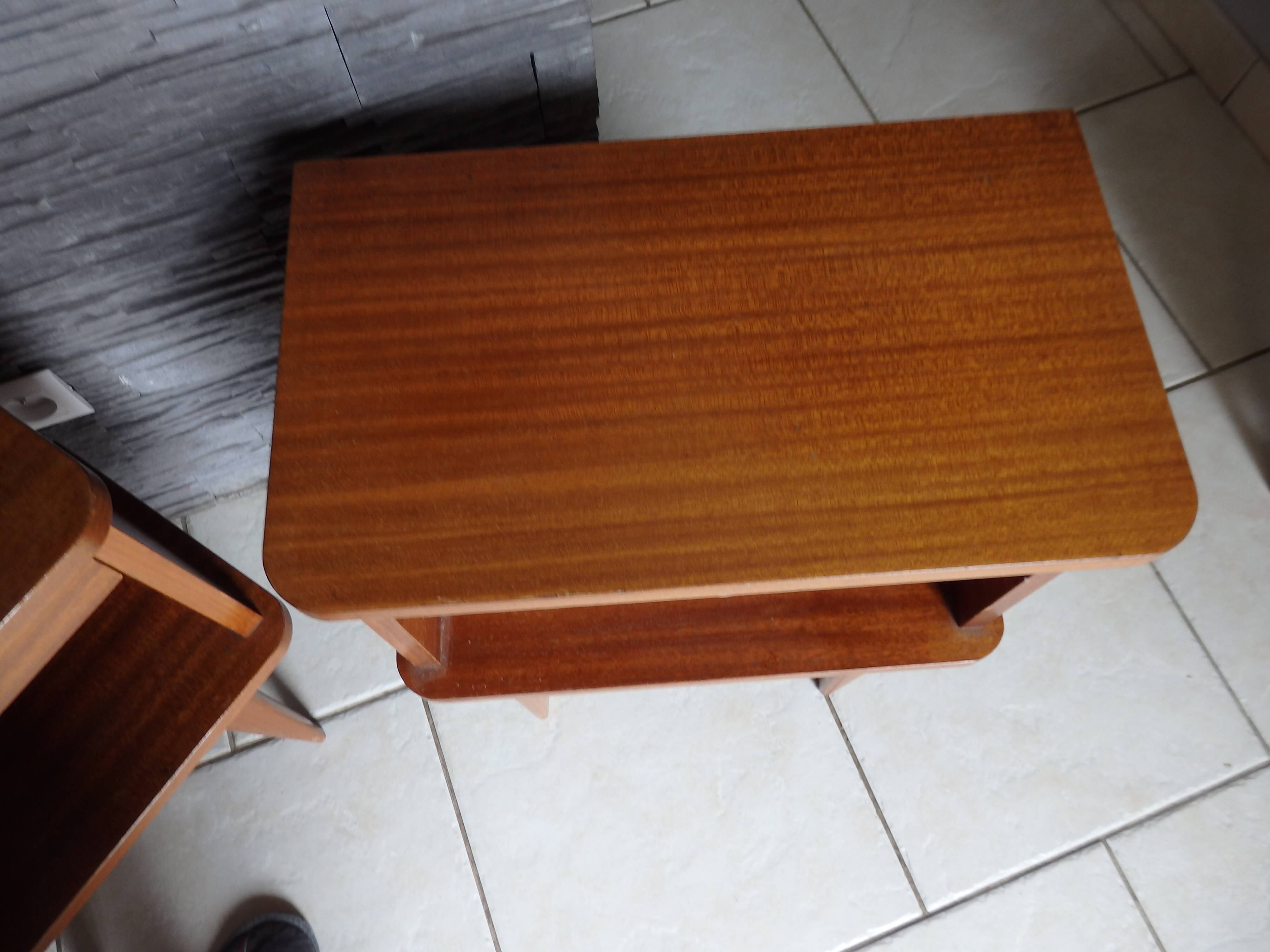 Pair of vintage bedside tables