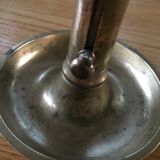 Brass candlestick with pusher