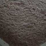 A pair of antique Danish stools, seats in lambswool, late 19th century.