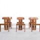 6 chairs natural leather walnut and beech sapporo 70 ' girgi mobili publisher
