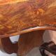 Console Napoleon III mahogany, pink marble top
