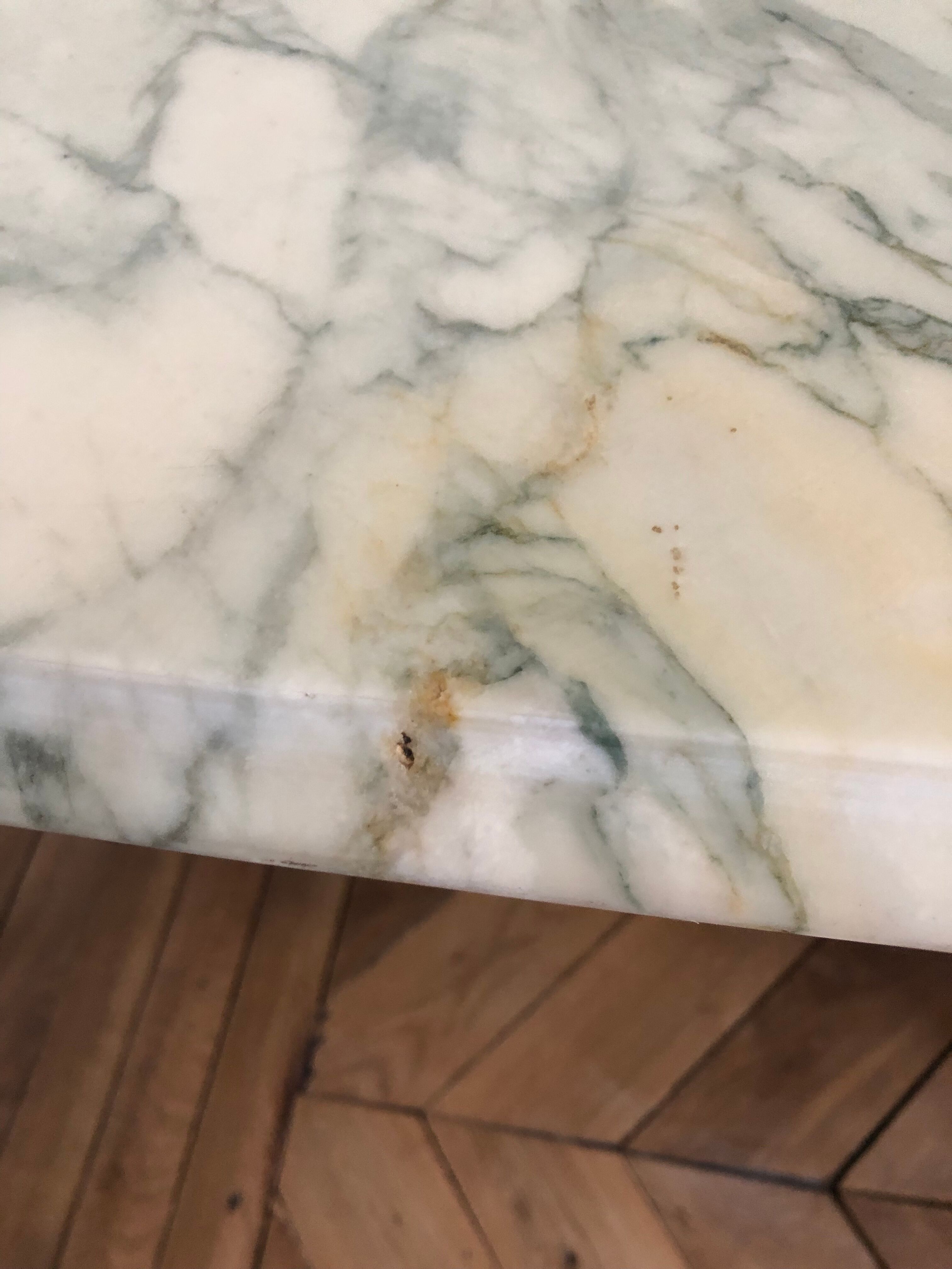 Bistro marble table