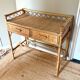 Vintage bamboo and rattan desk