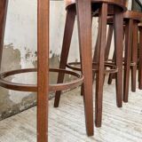 6 vintage Baumann bar stools