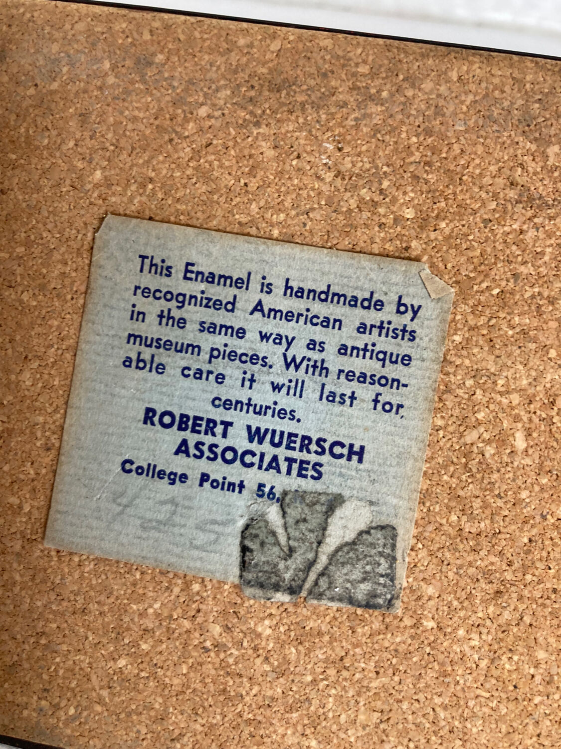 Robert Wuersch ceramic bookend