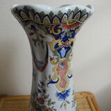 vase Desvres Fourmaintraux Courquin XIXe french earthenware vase