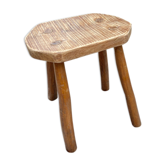 Brutalist stool-60s
