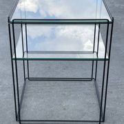 Table d'appoint vintage de Max Sauze "isocèle" design années 70