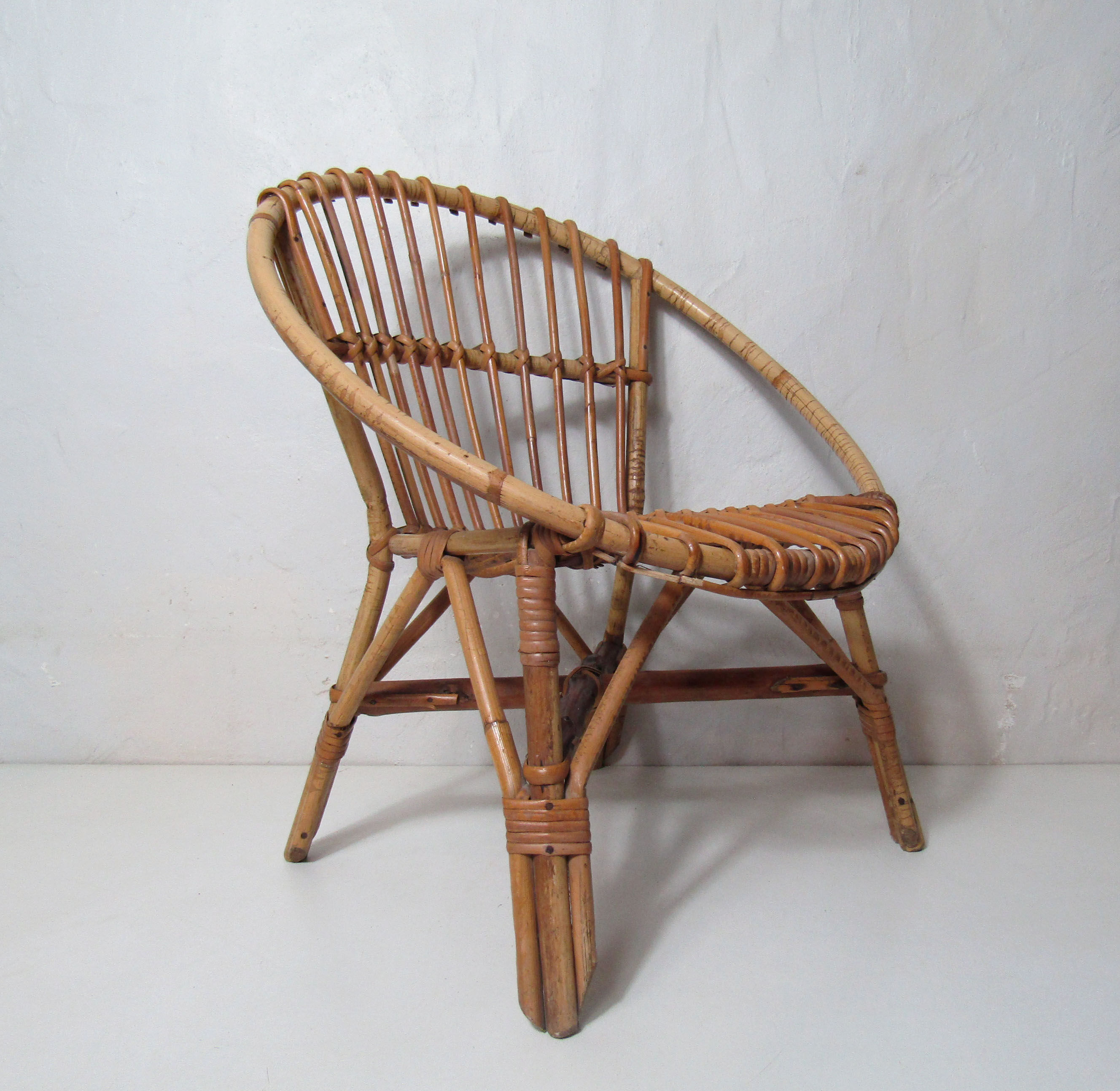 Children's rattan chair